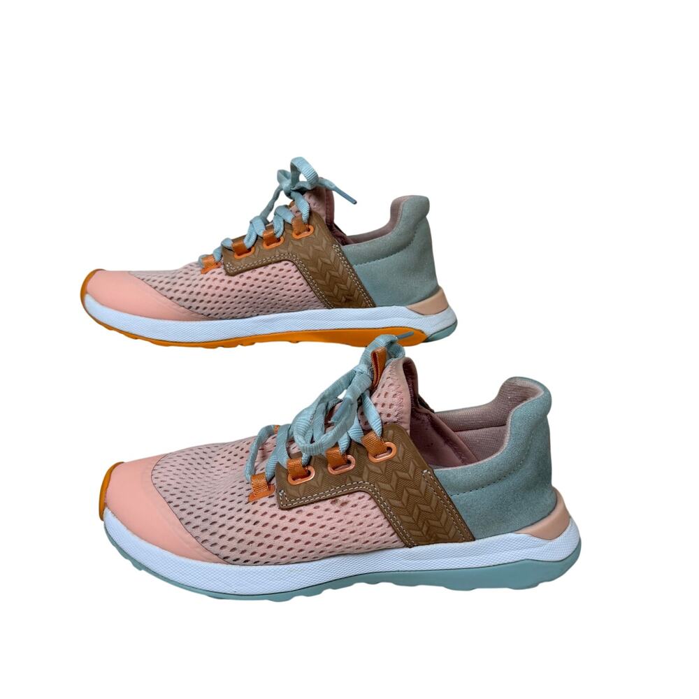 OluKai Wailuku Quick-Dry Breathable Mesh Boat Shoe Peach Swell Women Sz 7